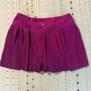 Lululemon athletica Pleat To Street Skirt III Ultra Violet size 4